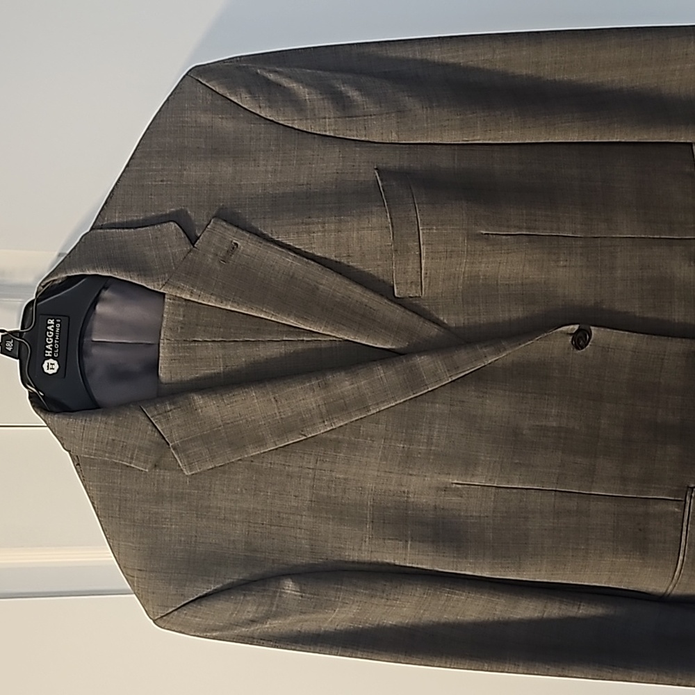 Men's grey suit